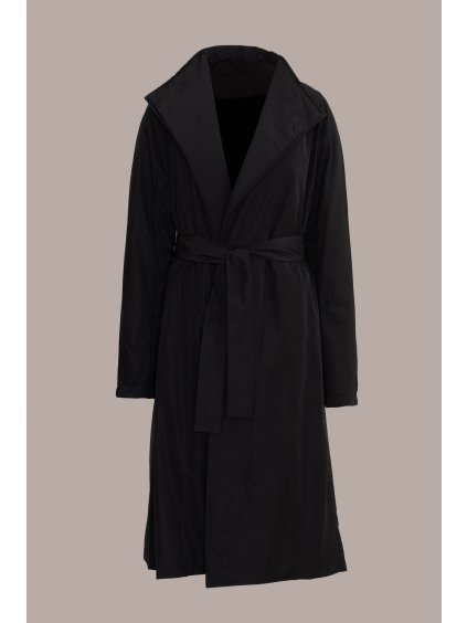 Černý přechodový kabát Sandro Ferrone