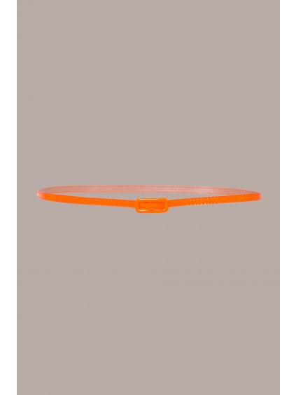 Dámský uzký oranžový pásek Kate