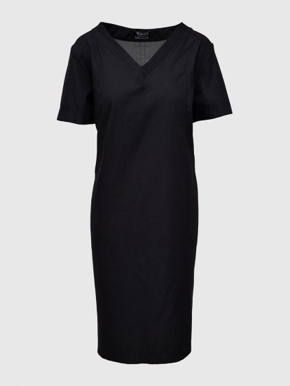 Černé bavlněné šaty Verpass