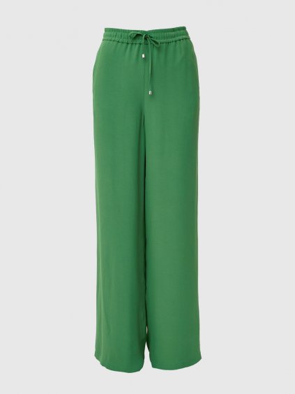 Dámské zelené viskózové kalhoty Erfo