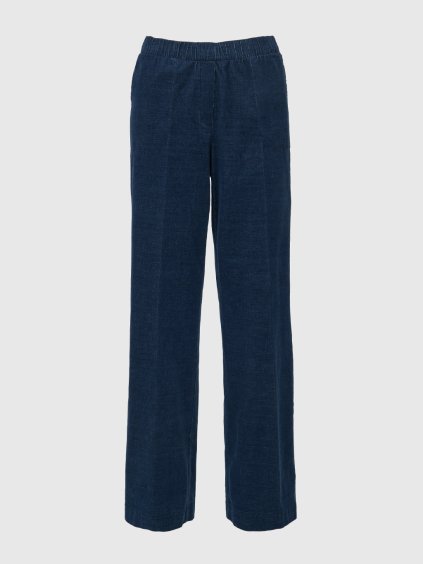 Modré manšestrové kalhoty Verpass