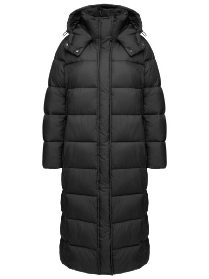 Prošívaný kabát černý Manisa