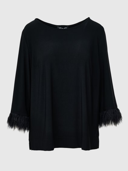 Černá společenská halenka Verpass