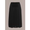 Černá skládaná sukně Piero Moretti