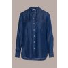 Modrá košile v denimovém vzhledu Toni