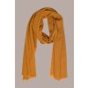 Žlutá šála s podílem vlny a kašmíru