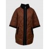 Hnědý lehký prošívaný kabát Verpass