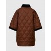 Hnědý prošívaný kabát Verpass