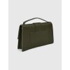 Zelená kožená kabelka