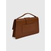 Hnědá kožená kabelka
