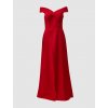 Červené dlouhé společenské šaty Joana