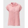 Dámská růžová lněná košile Toni