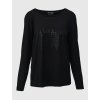 Černé tričko s dlouhým rukávem Verpass