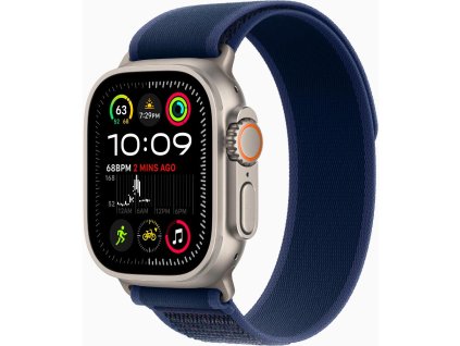 Watch Apple Watch Ultra 2 Natural LTE 49mm Titanium Case with Trail Loop S/M - Blue