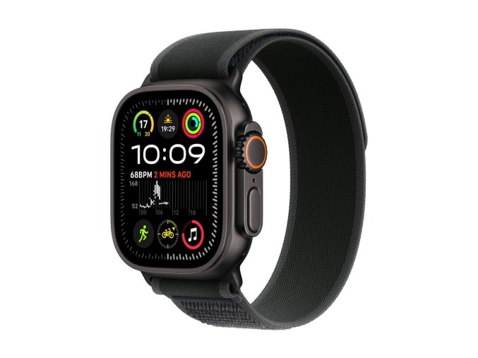 Watch Apple Watch Ultra 2 Black LTE 49mm Titanium Case with Trail Loop S/M - Black