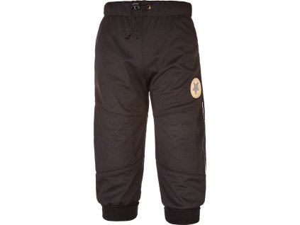 Little Angel kalhoty softshell lem STRETCH - černá (Velikost 86)