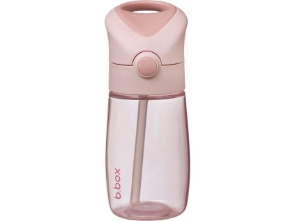Láhev na pití s brčkem Junior 380 ml - blush crush