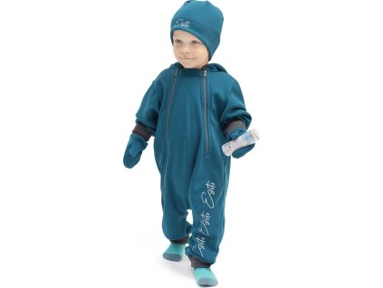 ESITO | Teplákový overal rostoucí Warmkeeper Petrol (Velikost 68 - 74)