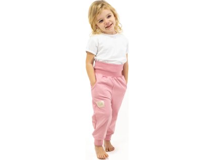 ESITO | Rostoucí tepláky Mono Pink (Velikost 92)