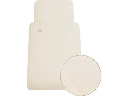 ESITO Luxusní dětské mušelínové povlečení Cream - 100 x 135, 60 x 40 cm