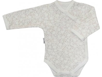 ESITO | Dětské body zavinovací Zája Light cream (Velikost 50)