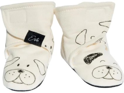 ESITO | Capáčky barefoot bavlna Tlapka (Velikost 2 - délka stélky: 12 cm)
