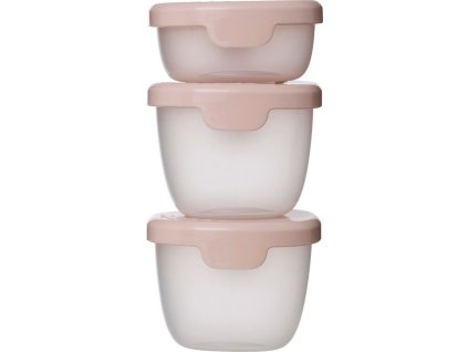 Sada krabiček Snack tubs 3ks - růžové