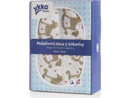 xkko organic 120x120 golden rocking horses box