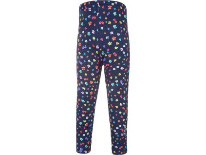 Little Angel legíny - tm.modrá kvítka (Velikost 86)