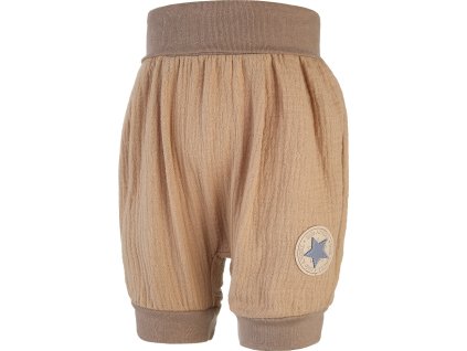 Little Angel Šortky tenké harémky - písková (Velikost 68)