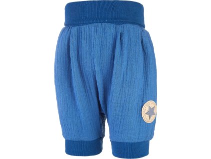 Little Angel Šortky tenké harémky - denim (Velikost 68)