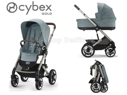 Cybex Talos Stormy Blue s hlubokou korbou