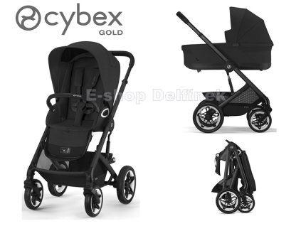 Cybex Talos Moon Black s hlubokou korbou