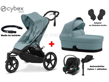 cybex avi spin luxury cloud g bundle stormy blue set 4v1