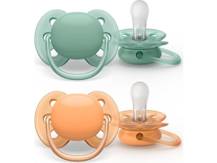 PHILIPS AVENT Philips AVENT Šidítko Ultrasoft Premium neutral 0-6m, 2 ks