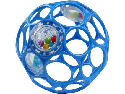 OBALL OBALL Hračka Oball RATTLE 10 cm blue 0m+