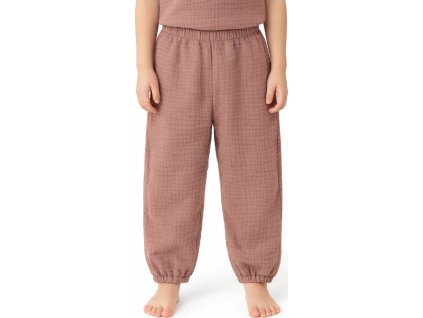 ESITO | Dětské mušelínové kalhoty Luca Brown (Velikost 80)