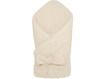 ESITO Mušelínová zavinovačka pro miminko Ecru 85x85 cm - 85 x 85 cm