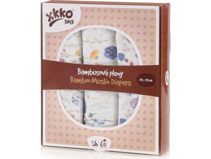 xkko bmb 70x70 digi blue wild flowers mix box m