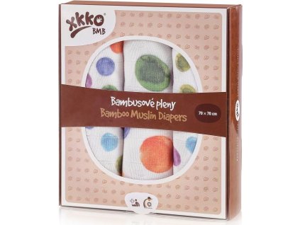 xkko bmb 70x70 digi watercolour polka dots mix box m