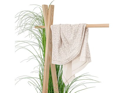 ESITO Dvojitá letní deka pro miminko Zája Light cream - 75 x 100 cm