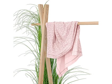 ESITO Dvojitá letní deka pro miminko Zája Delicate pink - 75 x 100 cm