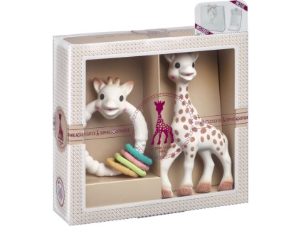 vulli darkovy set zirafa sophie kousaci krouzek zirafa sophie