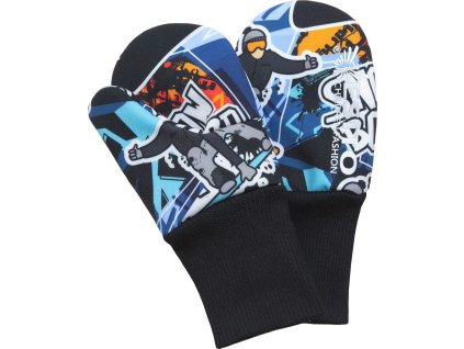 ESITO | Palcové rukavice softshell Snowboard (Velikost 1 - 2 roky)