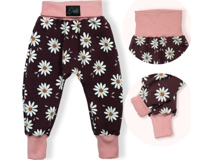 ESITO | Dětské tepláky s vysokým pasem Daisy (Velikost 80)