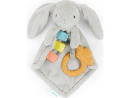 INGENUITY INGENUITY Hračka mazlíček s kousátkem zajíček Cozy Sylvi™ 0m+
