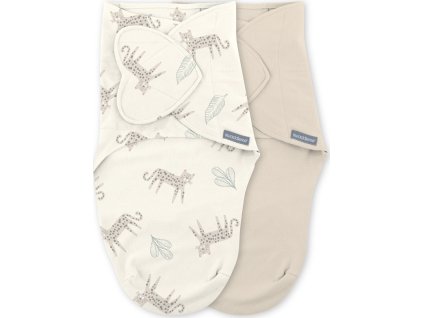 INGENUITY INGENUITY Zavinovačka SwaddleMe™ Ulitka bavlna Born free 2ks 0,5 TOG 0-3m