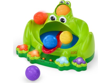 BRIGHT STARTS BRIGHT STARTS Hračka interaktivní Poppin' Ball Frog™ 6m+