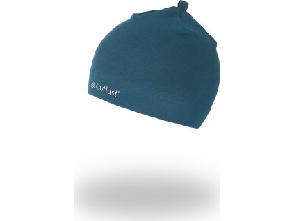 Little Angel Čepice smyk natahovací Outlast ® - tm.smaragd (Velikost 3 | 42-44 cm)