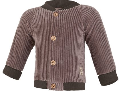 Little Angel kabátek podšitý manšestr Outlast® - hnědá (Velikost 68)